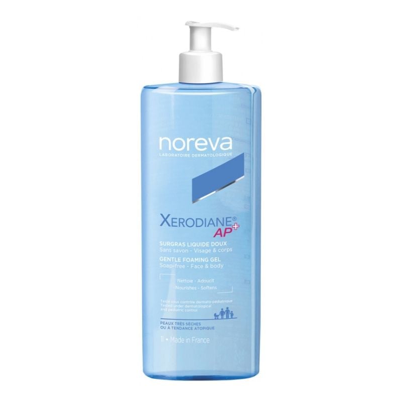 Noreva Xerodiane Ap+ Surgras Liquide Gel Spumant Delicat, 1000ml