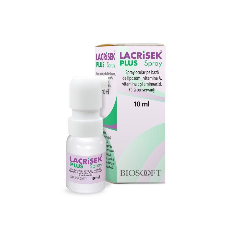 Lacrisek Plus spray, 10ml La Reducere 10ml