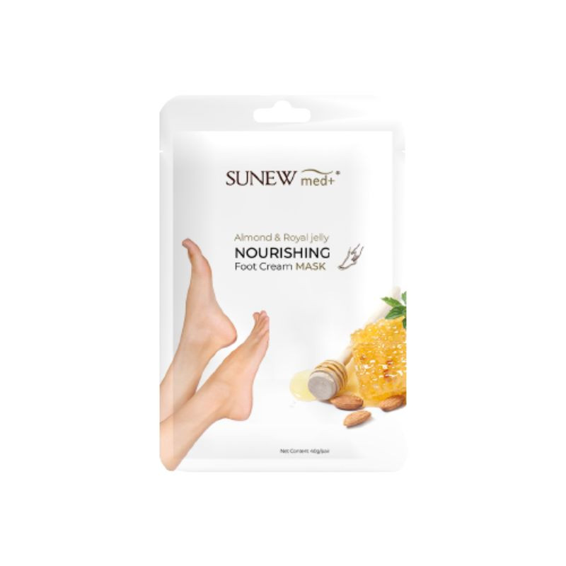 SunewMED+ Masca hidratanta pentru picioare cu ulei de migdale dulci si laptisor de matca, 40g Frumusete si ingrijire 2023-10-02