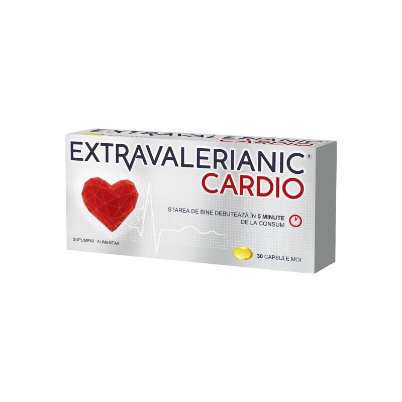 Extravalerianic Cardio, 15 capsule moi Inima sanatoasa 2023-10-03