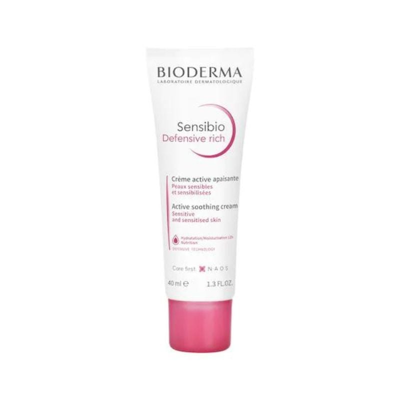 Bioderma Sensibio Defensive Riche Crema De Fata Calmanta, 40ml