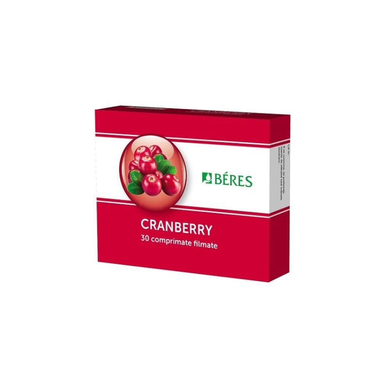 Beres Cranberry, 30 comprimate Beres imagine 2021