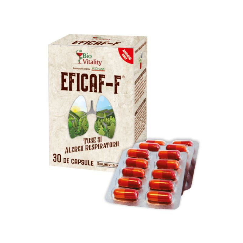 Bio Vitality Eficaf F, 30 capsule Bio imagine 2022