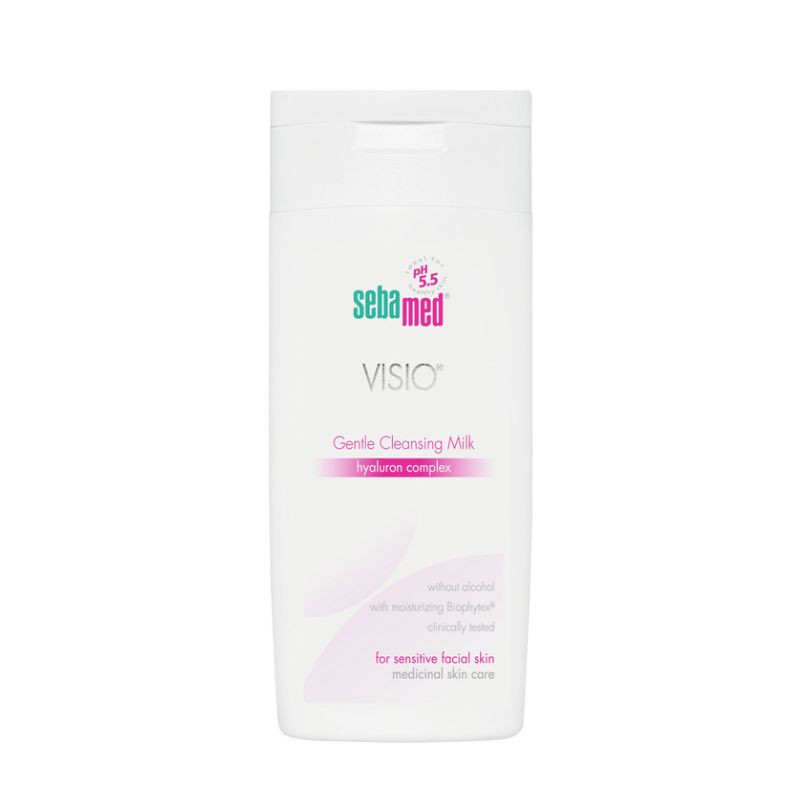 Sebamed visio lapte dermatologic pentru curatarea tenului, cu complex hialuronic, 200ml