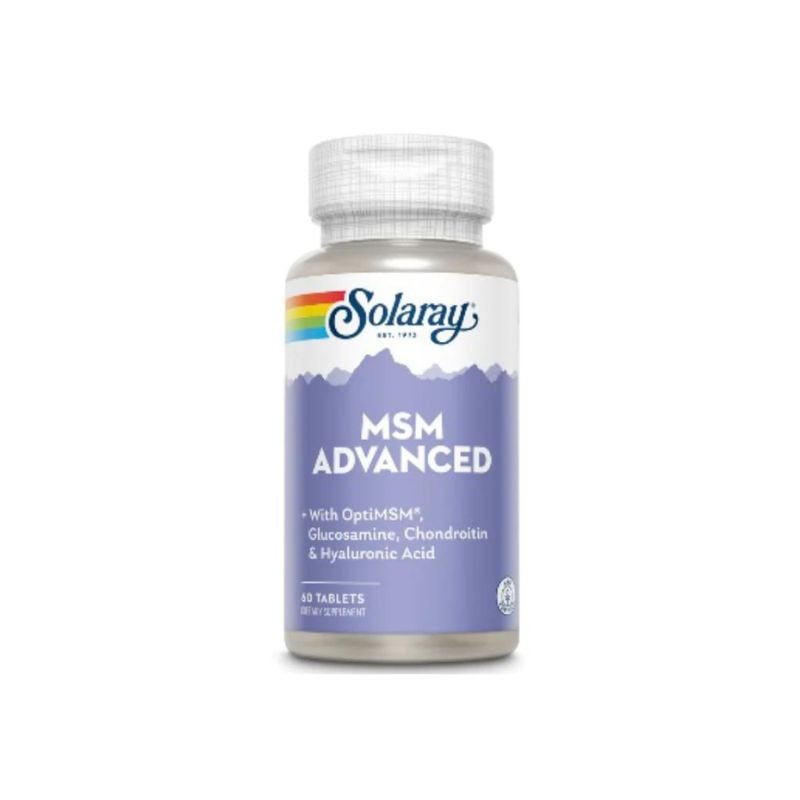 Solaray Sua Secom msm advanced, antiinflamator si analgezic, 60 tablete