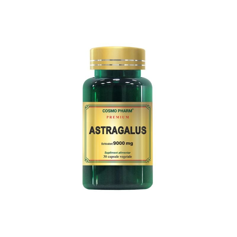 Cosmopharm premium astragalus extract 9000mg, 30 capsule