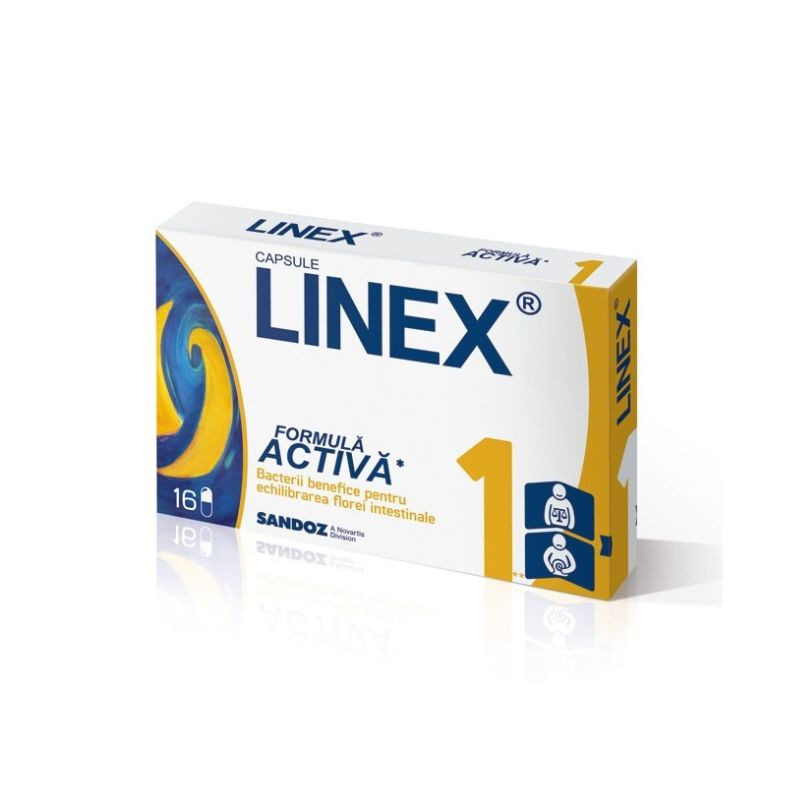 Linex, 16 capsule capsule imagine teramed.ro