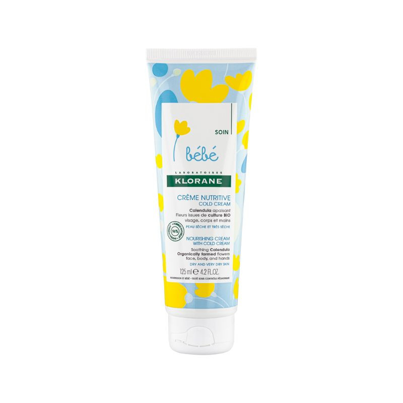 Klorane Bebe Crema nutritiva cu ColdCream, 125ml 125ml imagine 2022
