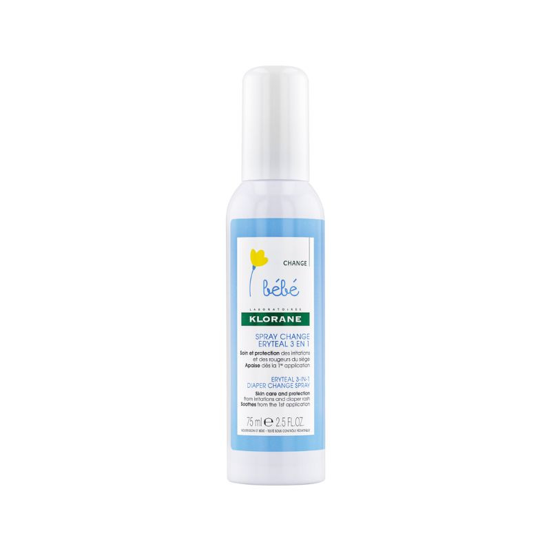 Klorane Bebe Spray Erytheal pentru schimbarea scutecului, 75ml 75ml imagine 2022