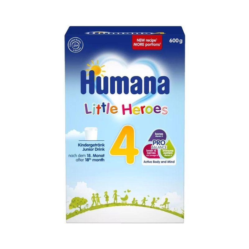 Humana 4 Lapte praf Junior Drink, 18 luni, 600g 600g imagine noua