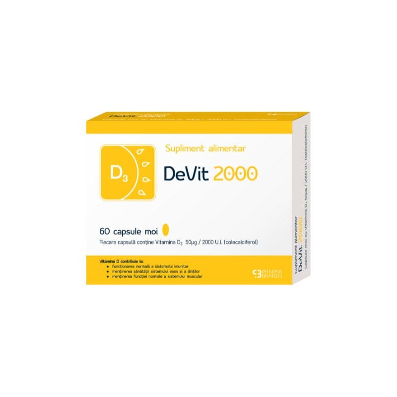 DeVit 2000, 60 capsule 2000 imagine 2022