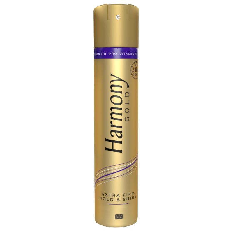 Harmony Gold Extra Firm Hold And Shine Spray Fixativ Pentru Par, 400ml