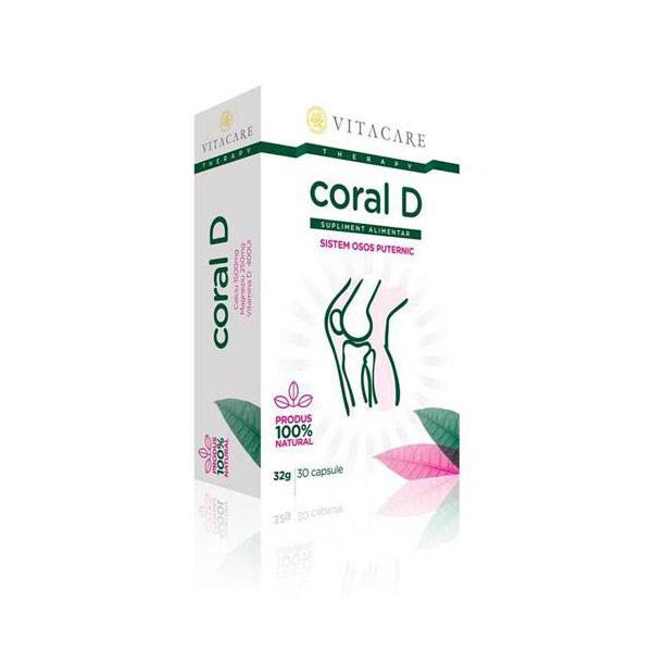 Coral D, 30 capsule VITACARE Vitamine si minerale 2023-09-24