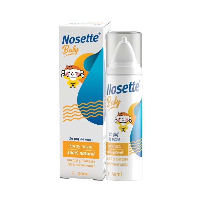 Dr. Reddy`s Nosette baby spray nazal apa de mare izotonica, 50ml