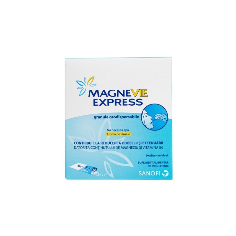 MagneVie Express, 20 plicuri unidoza Magneziu 2023-09-23