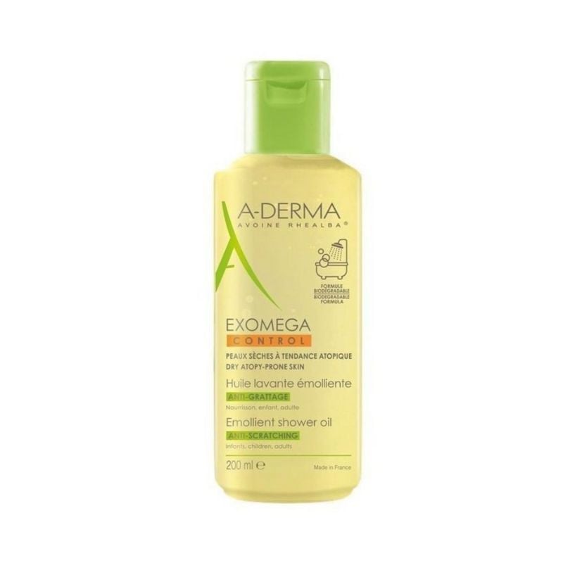 A-Derma Exomega Ulei de dus, 200ml