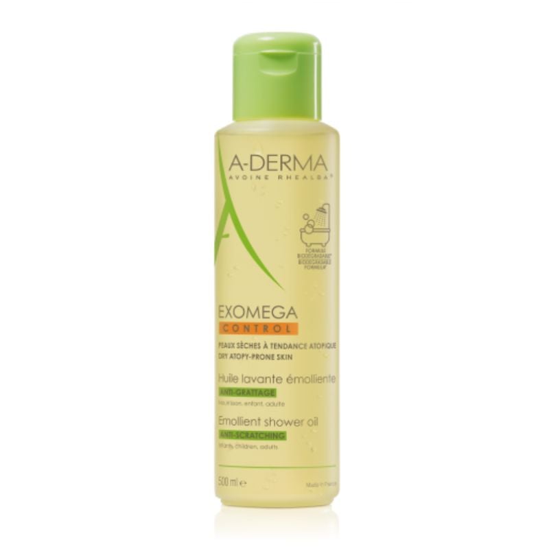 A-Derma Exomega Control Ulei de dus, 500ml