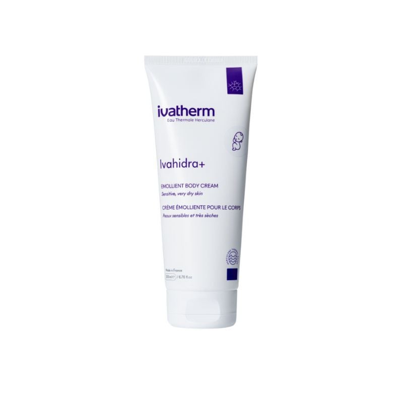 IVATHERM Ivahidra+ Crema puternic hidratanta pentru piele sensibila, 200ml 200ml imagine teramed.ro