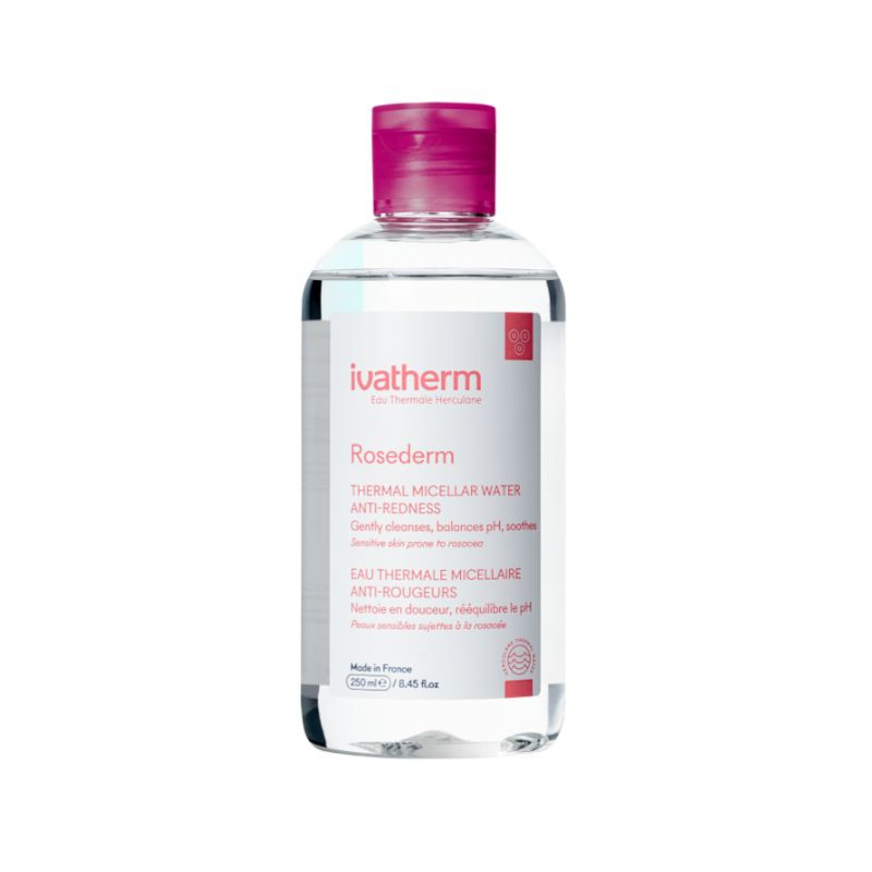 Lotiune micelara anti-roseata Rosederm, 250ml, Ivatherm