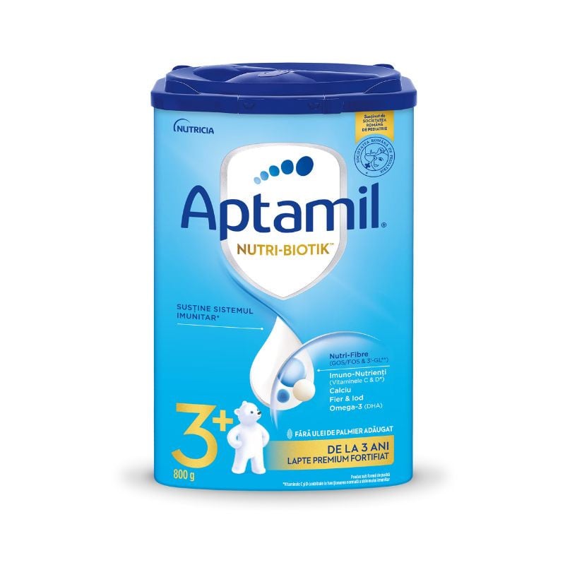 Lapte praf Aptamil JUNIOR 3+, 36 luni, 800g 3% imagine teramed.ro