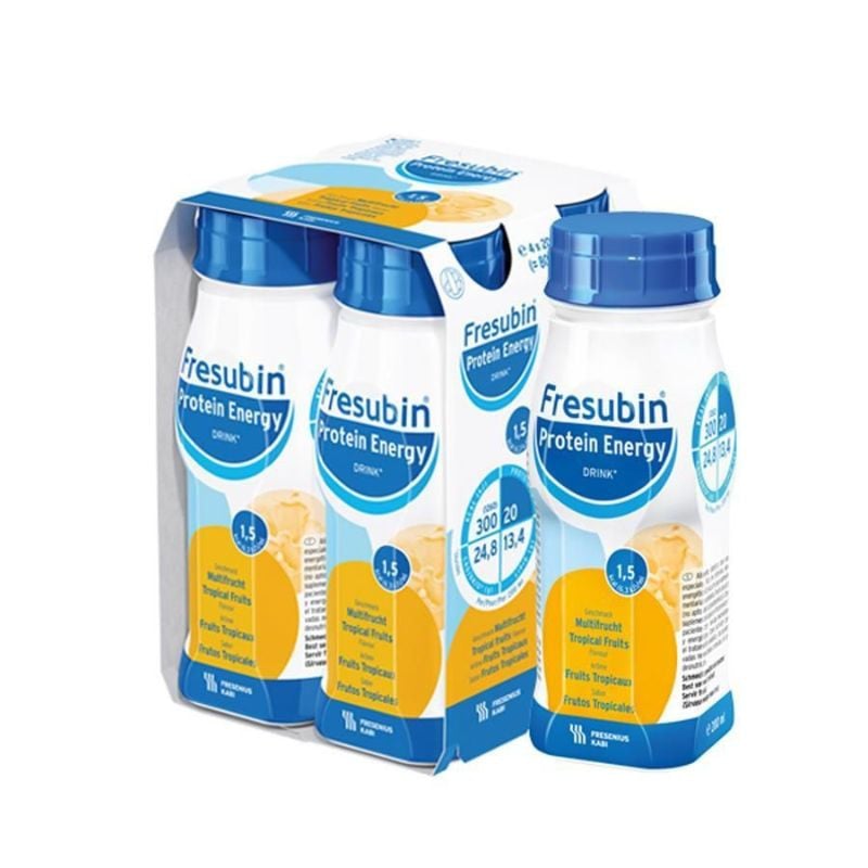 Fresubin Protein Energy Drink, Aroma de Fructe tropicale, 4*200ml, Fresenius Kabi