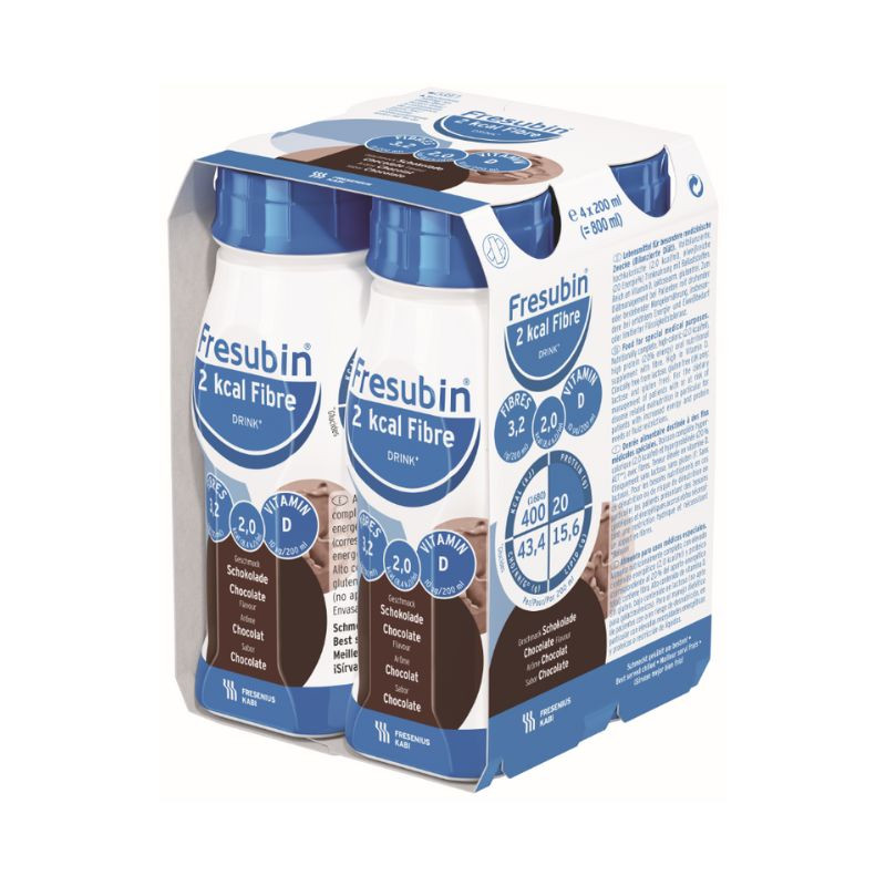 Fresubin 2Kcal fibre Drink ciocolata, 4 flacoane EasyBottle, 200ml Alimente cu destinatie speciala 2023-09-24