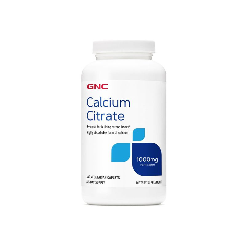 GNC Calcium Citrate 1000 mg/4 tablete,180 capsule 1000 imagine noua