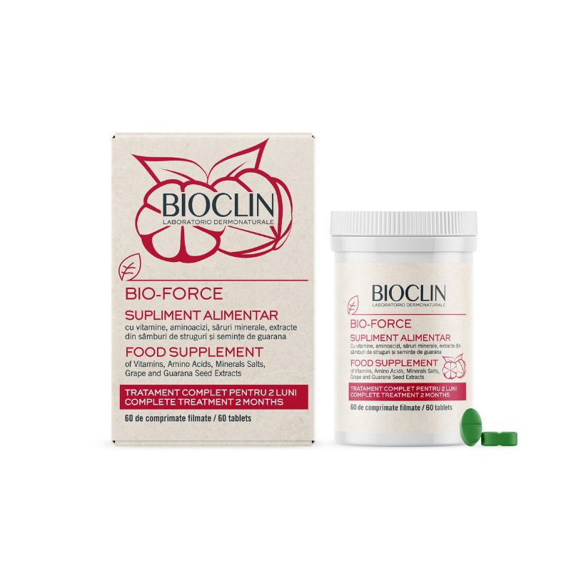 BIOCLIN BIO-FORCE Supliment alimentar, 60 comprimate alimentar imagine noua