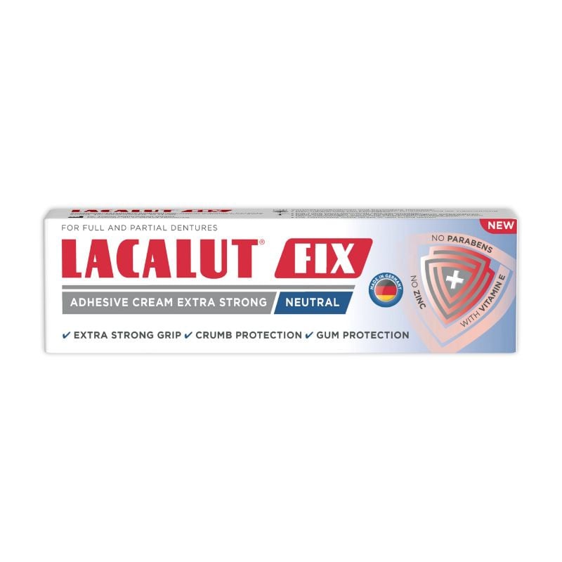 Lacalut fix neutral crema adeziva, 40g