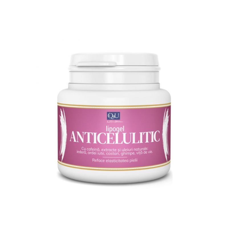 Q4U Lipogel Anticelulitic, 500 ml Anti Celulita