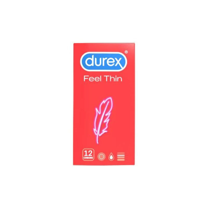 Durex prezervative feel thin, 12 bucati