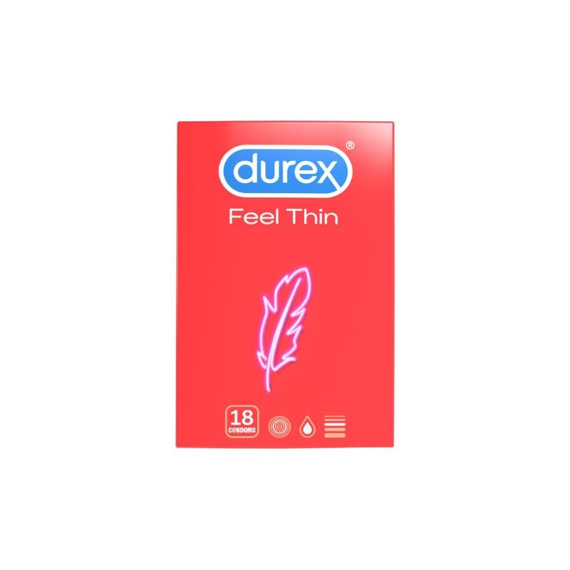 Durex prezervative feel thin, 18 bucati