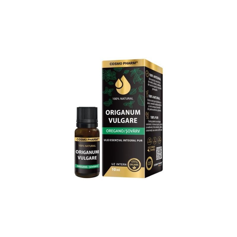 CosmoPharm Ulei Esential de OREGANO / SOVARV, 10ml