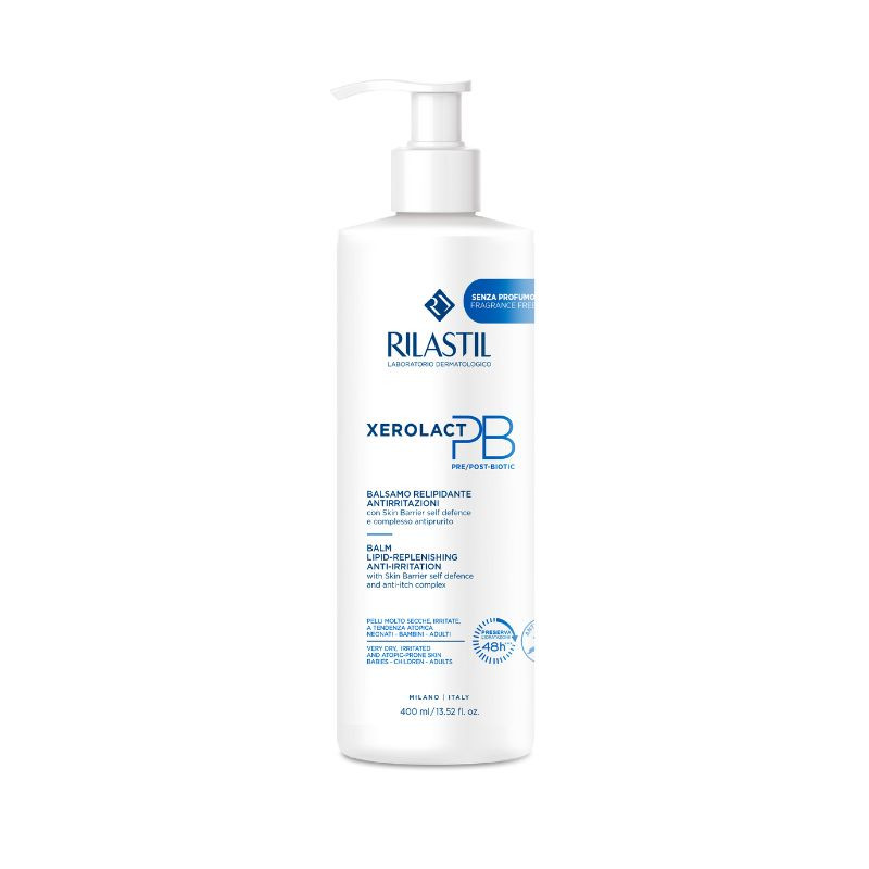 RILASTIL XEROLACT PB - Balsam pre/post biotic anti-iritatii & refacere a lipidelor, 400ml