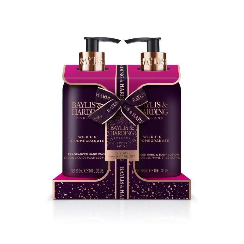 Baylis & harding set cu parfum de smochine salbatice si rodie, 2 produse, bh22wf2btl