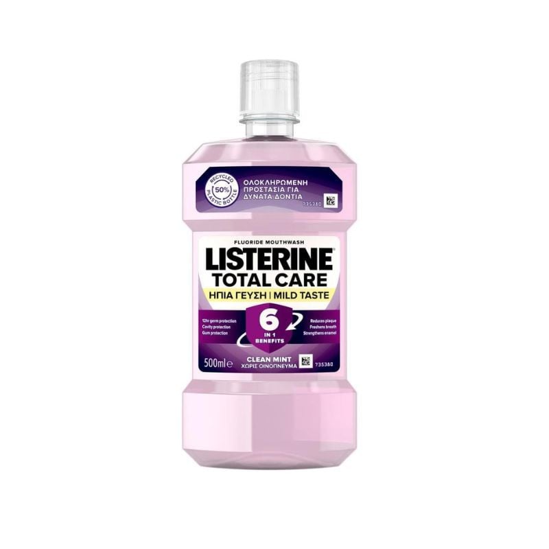 Listerine apa de gura Total Care, 500ml 500ml imagine teramed.ro