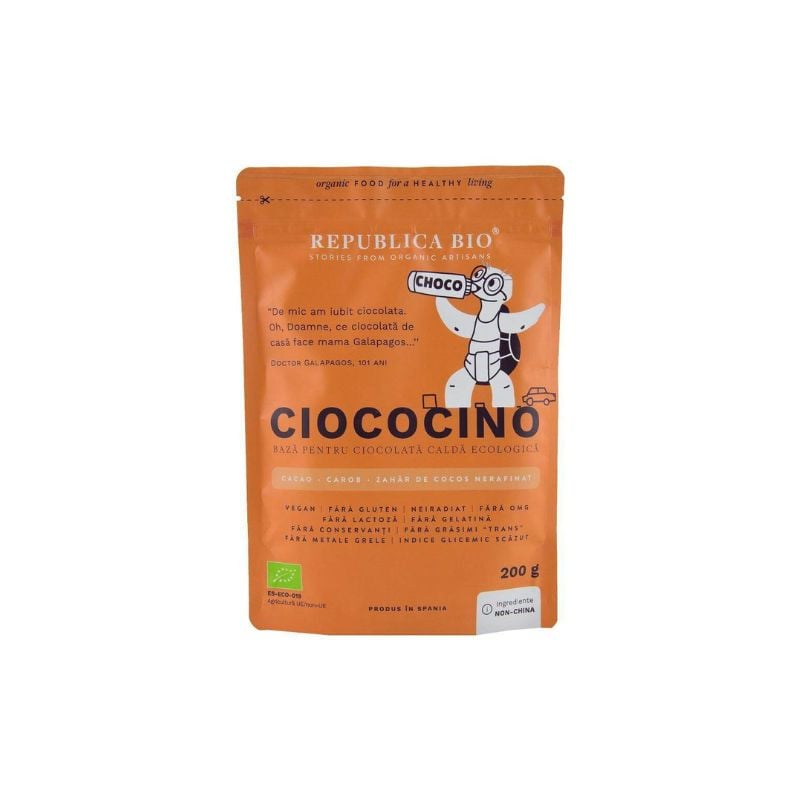 Republica Bio Ciococino Baza Pentru Ciocolata Calda Ecologica, 200g