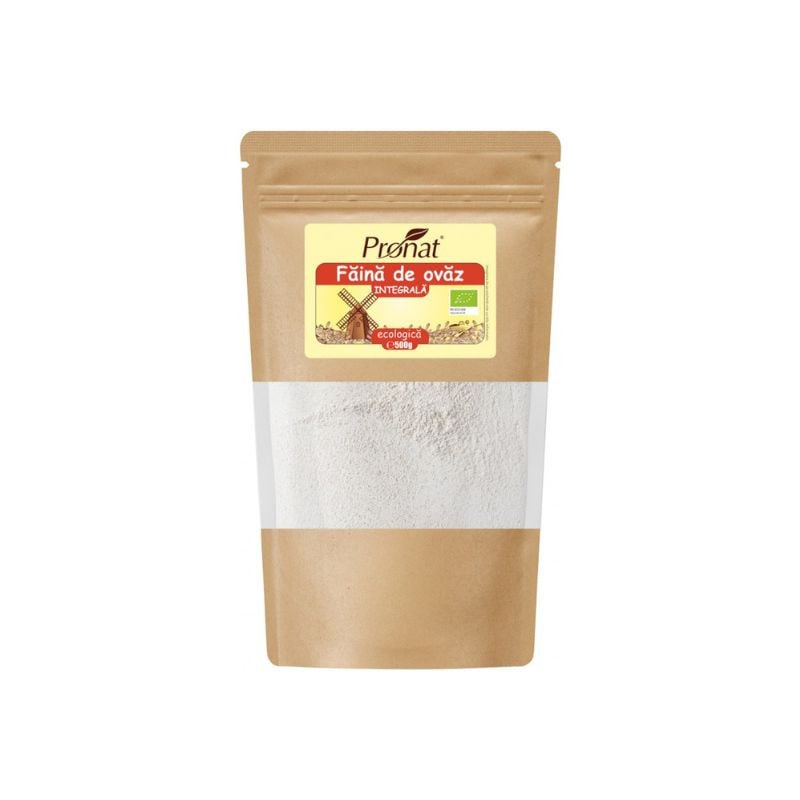 Pronat Faina integrala de ovaz, 500g 500g imagine noua