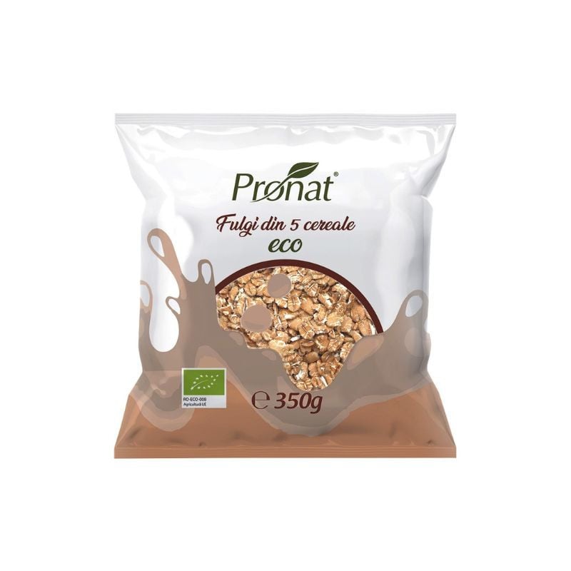 Pronat Fulgi 5 cereale, 350g 350g imagine noua