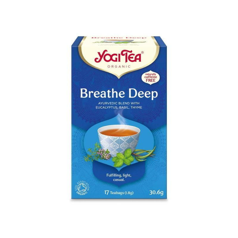 Yogi Tea Ceai Respiratie Profunda, 17 plicuri Bio imagine 2022