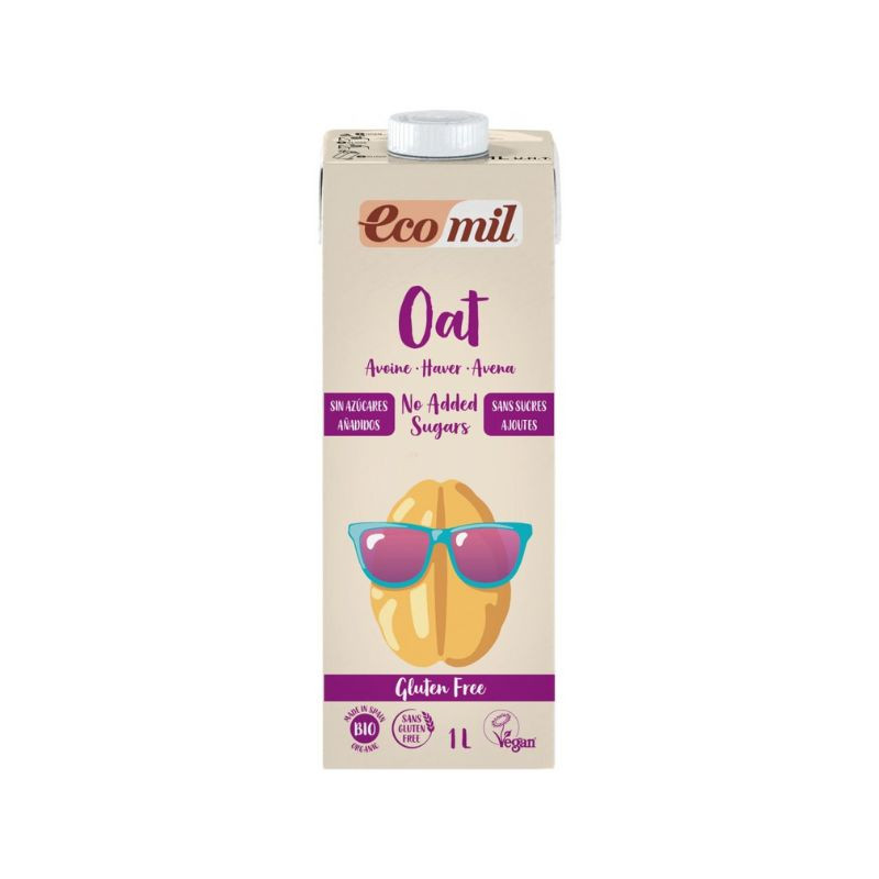 Ecomil Bautura bio de ovaz, fara zahar si gluten, 1l