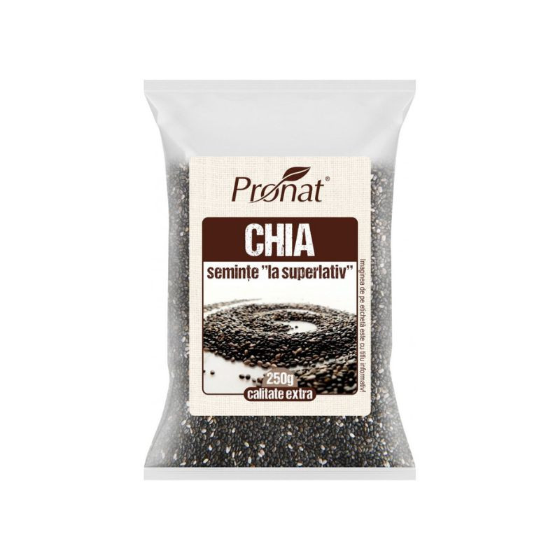 Pronat Seminte de chia, 250g 250g imagine 2022