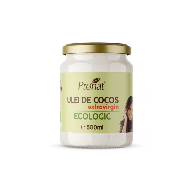 Pronat Ulei de cocos extravirgin, 500 ml 500 imagine noua
