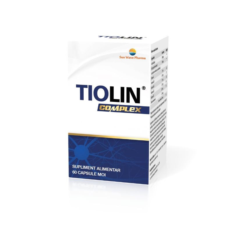 Tiolin Complex sistem nervos, 60 capsule, Sun Wave Pharma