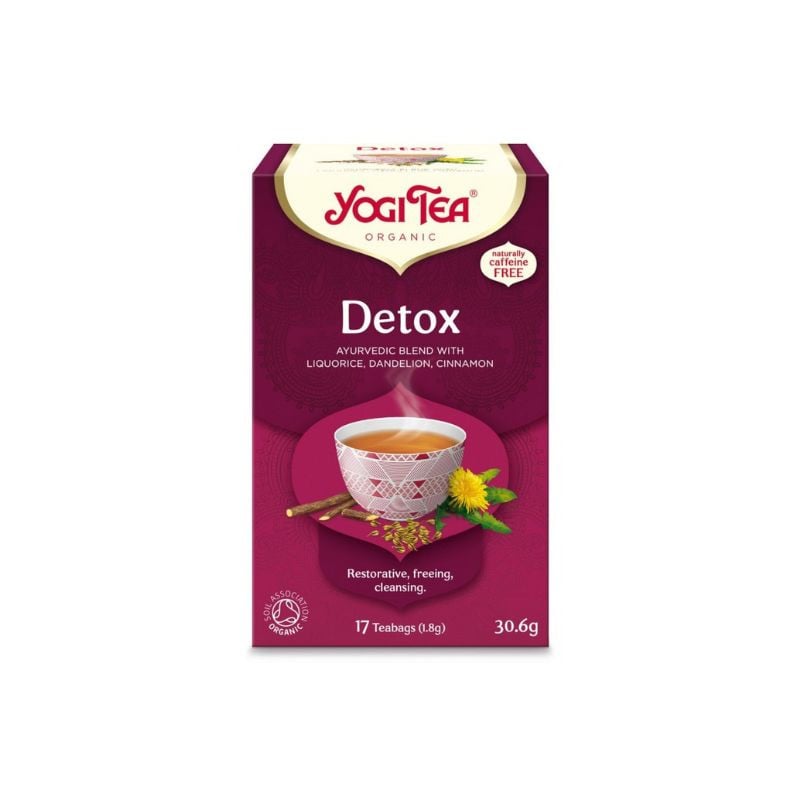 Yogi Tea Ceai bio detox, 17 plicuri Bio