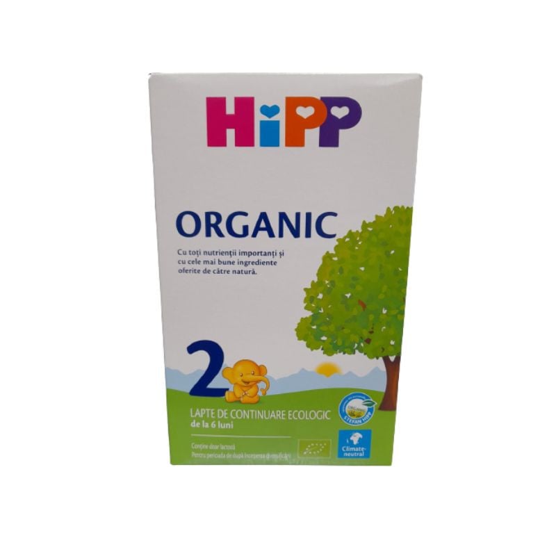 Hipp 2 organic lapte de continuare, de la 6 luni, 300 g