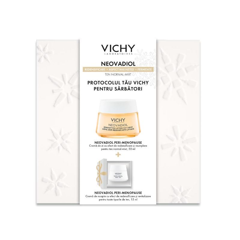 Vichy NEOVADIOL Peri-Menopause Crema de zi ten normal-mixt, 50 ml + Crema de noapte, 15 ml