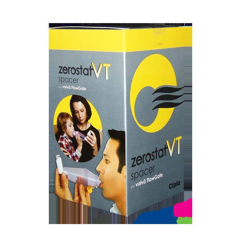ZerostatVT spacer cu valva FlowGate Dispozitive medicale