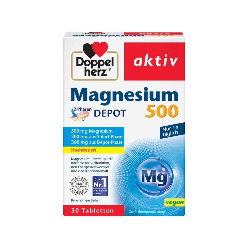 Doppelherz aktiv magneziu 500, 30 capsule