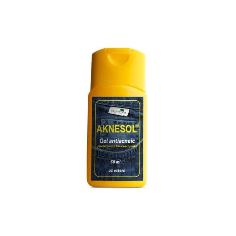 Transvital Aknesol Gel antiacneic, 60 ml Aknesol imagine 2021